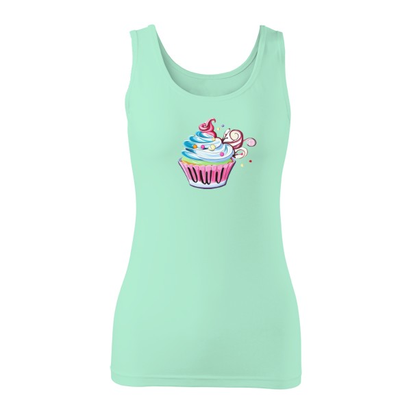 Mintpink cupcake